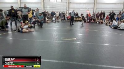 95 lbs Round 2 (6 Team) - Max Fox, Mi Pitbulls vs Jayce Day, Ares Red