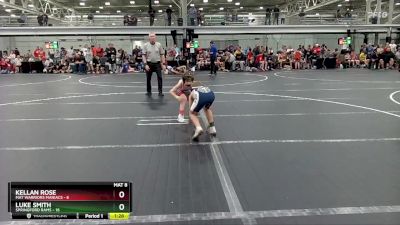 64 lbs Round 3 (4 Team) - Kellan Rose, Mat Warriors Maniacs vs Luke Smith, Springford Rams