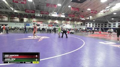 165 lbs Quarterfinal - Joey Hancock, Baker (Kan.) vs Jaden New, Life University