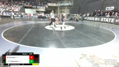 2A 120 lbs Quarterfinal - Ty Fleshman, Shelton vs Mason Russell, Othello