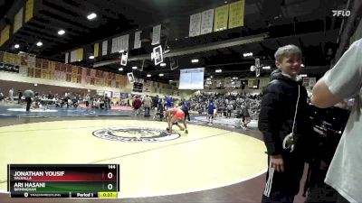 144 lbs Cons. Round 2 - Ari Hasani, Birmingham vs Jonathan Yousif, Valhalla