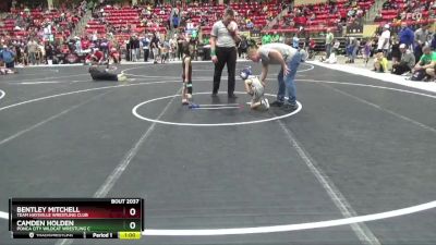 46 lbs Cons. Round 2 - Bentley Mitchell, Team Haysville Wrestling Club vs Camden Holden, Ponca City Wildcat Wrestling C