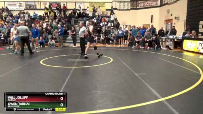 132 lbs Cons. Round 3 - Will Jolliff, Findlay vs Owen Tarnai, Brunswick