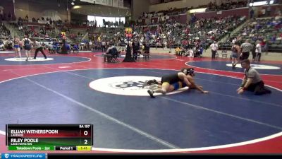 5A 157 lbs Cons. Round 1 - Elijah Witherspoon, Lakeside vs Riley Poole, Lake Hamilton