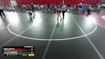 145-155 lbs Quarterfinal - Chloe Sanders, Big Game Wrestling Club vs Riley Gould, Wisconsin