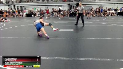 98 lbs Round 4 (8 Team) - Jude Grammatico, South Side WC Black vs Max Berman, Grit Mat Club