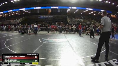 215 2A Cons. Round 2 - Kyle Nilsson, New Smyrna Beach Sr H S vs DAMONTEZ MCDOWELL, Manatee