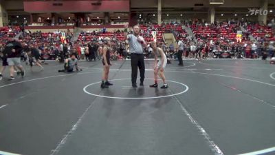 88 lbs Champ. Round 2 - Zachary Donalson, Honey Badger Wrestling Club vs Tiberius Dickson, Derby Wrestling Club