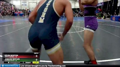 145 lbs Semis & 1st Wrestleback (8 Team) - Jordon Boyles, Elkhorn South vs Kevin Boston, Omaha Central