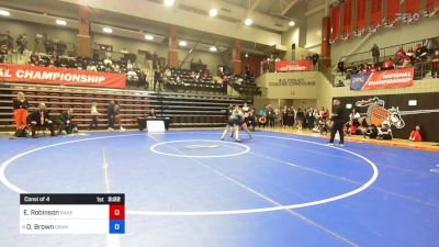 191 lbs Consi Of 4 - Elisa Robinson, Baker (Kan.) vs Olivia Brown, Grand View (Iowa)