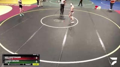 115 lbs Placement (4 Team) - Wes Goetzinger, Chatfield vs Cassen Brumm, ANML