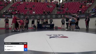 125 kg Rnd Of 16 - Nicholas Sahakian, Sunkist Kids Monster Garage vs Dmarian Lopez, Mustang Wrestling Club