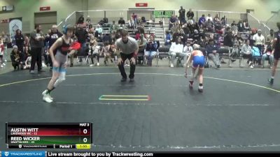 80 lbs Round 1 - Austin Witt, Lakewood WC vs Reed Wicker, Unattached