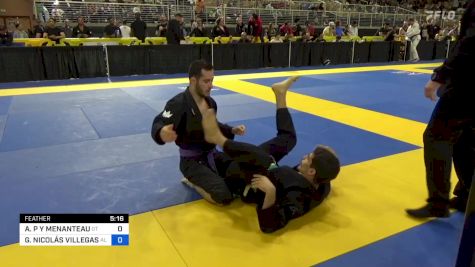 AMAURY P Y MENANTEAU vs GUIDO NICOLÁS VILLEGAS MUÑOZ 2024 Pan Jiu Jitsu IBJJF Championship