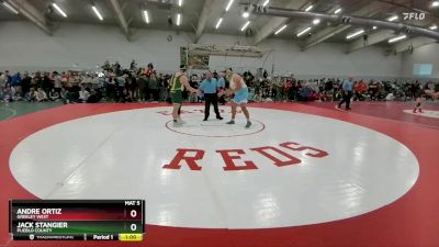 285 lbs Cons. Round 4 - Andre Ortiz, Greeley West vs Jack Stangier, Pueblo County