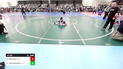 47-T lbs Round Of 16 - Axel Reynolds, Keansburg Titans vs Joshua Johannemann, Edgewater