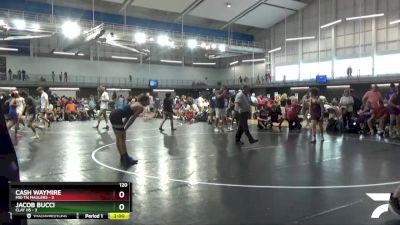 120 lbs Quarters & 1st Wb (16 Team) - Jacob Bucci, Clay HS vs Cash Waymire, Mid TN Maulers