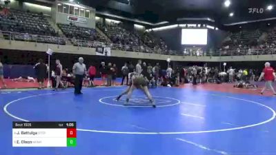 145 lbs Semifinal - James Battulga, Stephenson, VA vs Ewan Olson, Munhall, PA