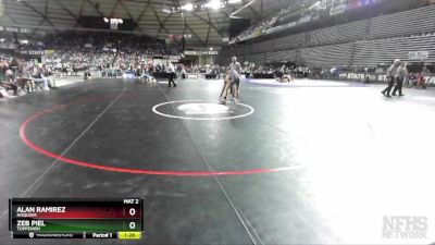 1A 152 lbs Champ. Round 1 - Zeb Piel, Toppenish vs Alan Ramirez, Hoquiam