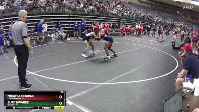 120 lbs Round 1 (6 Team) - Mikayla Perkins, Team Indiana vs Zuri Tavarez, Idaho