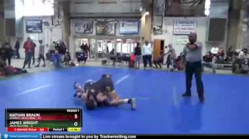 100 lbs Round 1 (4 Team) - Nathan Braun, Dynasty Death Row vs James Wright, AACo Allstars