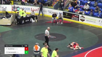 91 lbs Semifinal - Faith Gladfelter, Dover vs Riley Karwowski, Valley View