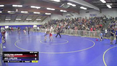 110 lbs Round 2 - Katelynn Leonard, St Helens Lions vs Amy Carlson, Clackamas Wrestling Club