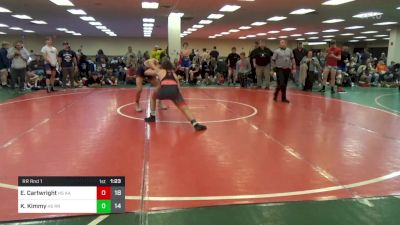 138 lbs Rr Rnd 1 - Ethan Cartwright, All American HS vs Konnor Kimmy, Ragin Raisins Concord HS