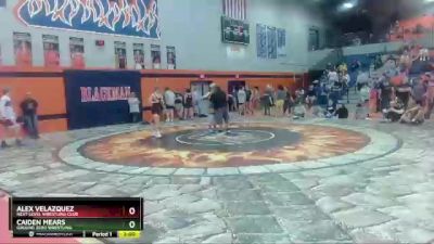 145 lbs Cons. Semi - Alex Velazquez, Next Level Wrestling Club vs Caiden Mears, Ground Zero Wrestling