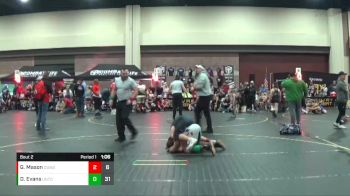 107 lbs Semis (4 Team) - Daniel Evans, Untouchables vs Gavin Mason, Contenders Wrestling Academy Blue