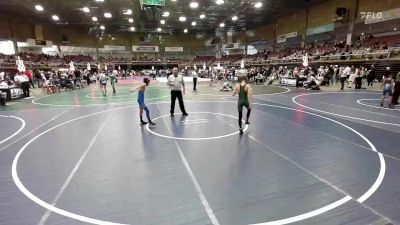 82 lbs Consi Of 4 - Caleb Klotz, Kremmling Mustangs vs Matthew Fadenrecht, Team Pueblo