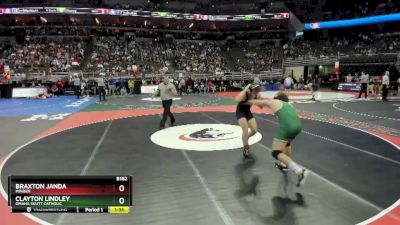 Champ. Round 1 - Braxton Janda, Minden vs Clayton Lindley, Omaha Skutt Catholic