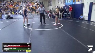 130 lbs Cons. Round 4 - Kailynn Santa Maria, Santa Fe vs Annabelle Reed, Chaparral