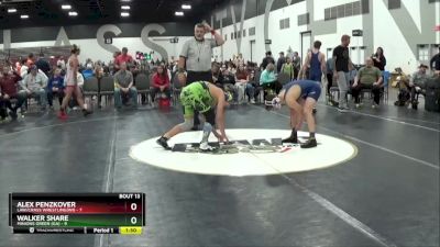 119 lbs Placement Matches (8 Team) - Alex Penzkover, LAW/Crass Wrestling(WI) vs Walker Share, Minions Green (GA)