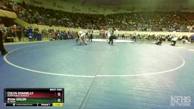 5A-215 lbs Cons. Semi - Ryan Sigler, El Reno vs Colyn Donnelly, Elgin Public Schools