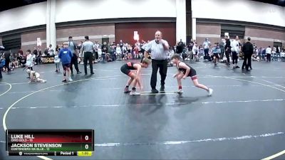 80 lbs Round 5 (6 Team) - Jackson Stevenson, Contenders WA Blue vs Luke Hill, Ohio Gold