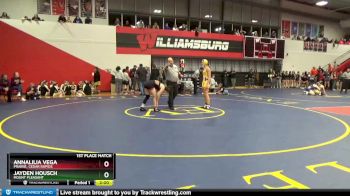 135 C 1st Place Match - Annalilia Vega, Prairie, Cedar Rapids vs Jayden Housch, Mount Pleasant