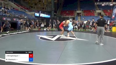 220 lbs Rnd Of 64 - Iyanu Akingbolagun, Texas vs Mark Stankorb, Ohio