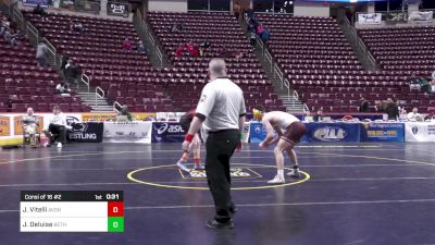 189 lbs Consi Of 16 #2 - Jagger Vitelli, Avon Grove vs James Deluise, Bethlehem Cath