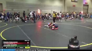 117 lbs Round 6 (8 Team) - JULIANNA OCAMPO, Elite Athletic Club DZ vs Mason Fergunson, Southwest Arsenal