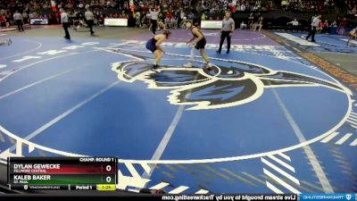 Champ. Round 1 - Dylan Gewecke, Fillmore Central vs Kaleb Baker, St. Paul