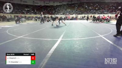 3A-190 lbs Quarterfinal - Teyton Chandler, VICTORY CHRISTIAN vs Jason Osgood, BLACKWELL