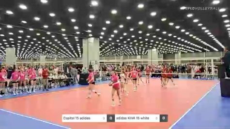 Capital 15 adidas vs adidas KIVA 15 white - 2022 JVA World Challenge presented by Nike - Expo Only