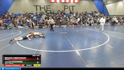 100 lbs Cons. Semi - Bryson Christenson, Ravage vs Caleb Manheimer, West Jordan