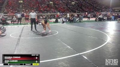 G 126 lbs Quarterfinal - Keanna Conrad, Blackfoot vs Eden Garner, Eagle