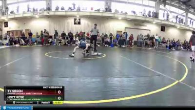 78 lbs Cons. Semi - Hoyt Rose, Contenders Wrestling Academy vs Ty Sisson, Maurer Coughlin Wrestling Club