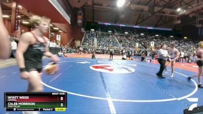 4A-132 lbs Quarterfinal - Keegan Rager, Sheridan vs Peyton Andrews, Star Valley