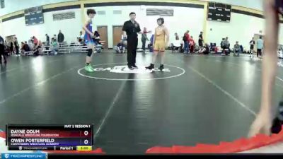 114 lbs Cons. Semi - Dayne Odum, Roncalli Wrestling Foundation vs Owen Porterfield, Contenders Wrestling Academy