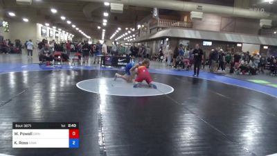 86 kg Cons 64 #2 - Wyatt Powell, Grindhouse Wrestling Club vs Kasey Ross, Iowa