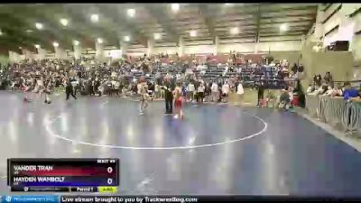 83 lbs Cons. Round 1 - Vander Tran, NV vs Hayden Wambolt, MT